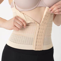 Everush™ Agraflı Doğum Sonrası Termal Korse – Bel Toparlayıcı & Terleme Destekli İncelme Korse