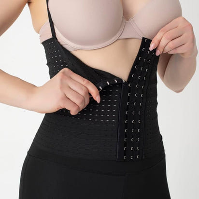 Everush™ Agraflı Doğum Sonrası Termal Korse – Bel Toparlayıcı & Terleme Destekli İncelme Korse