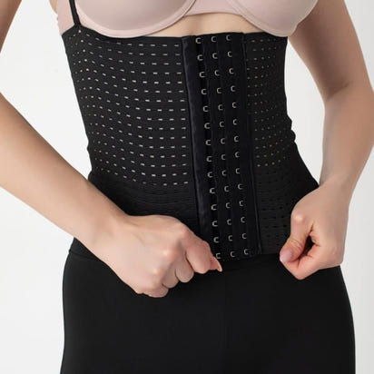 Everush™ Agraflı Doğum Sonrası Termal Korse – Bel Toparlayıcı & Terleme Destekli İncelme Korse